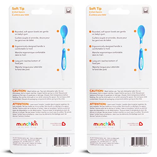 Munchkin 12 Piece Soft-Tip Infant Spoons by Munchkin