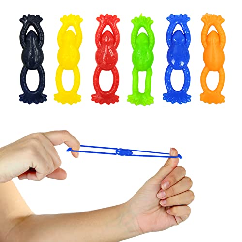 DoDoMagxanadu 14 Pack Vinyl Assorted Stretchy Sticky Toy Novelty Fidget Toy Including Large Sticky Hands, Wall Climber Men, Hammers, Snakes,Lizards,Crocodile and Flying Frogs for Party Favor Kids from Mx