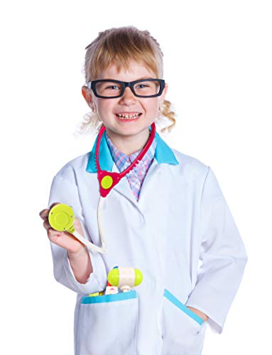 Smart Novelty Doctor Cart Toy Set - Medical Kit Toy Cart with Stethoscope and Toy Accessories - Cute Doctor Set for Kids and Toddlers Ages 3 and Up Childrens Role Play Educational Toys from Smart Novelty