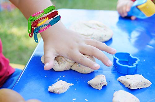 UpBrands 48 Fidget Toys Friendship Zipper Bracelets 7 Â½â, Party Favors for Kids, Sensory Bulk Set Neon Colors, Kit for Valentines, Birthday, Goodie Bag, Easter Egg Basket Stuffers, Pinata Fillers by Dansaco LLC