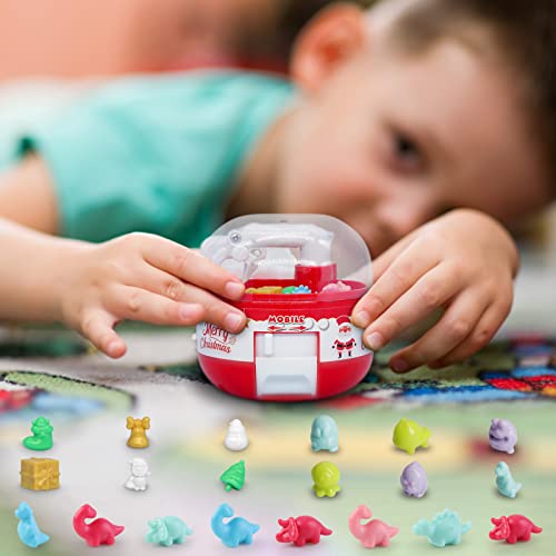 Mini Claw Machine Toys for Kids & Adults with Mini Dinosaur Figures Claw Machine Prizes, Mini Stuff Things that Actually Work, Mini Arcade Game Miniature Novelty Toys for 3+ Year Old Boys & Girls by Yanpoake