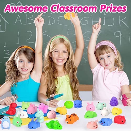 OCATO Squishies Mochi Squishy Toys 40pcs Party Favors for Kids Mini Squishy Kawaii Mochi Animal Squishies Cat Unicorn Squishy Mini Squeeze Stress Relief Toys for Kids Adults Treasure Box Toys, Random from OCATO