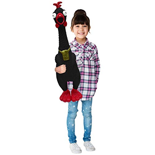 Animolds Hug Me Giant Rubber Chicken- Huge Screaming Rubber Chicken Toy for Kids Novelty Extra Large Squeaky Toy | Our Biggest Chicken Yet! (2-Pack) from Flash Sales