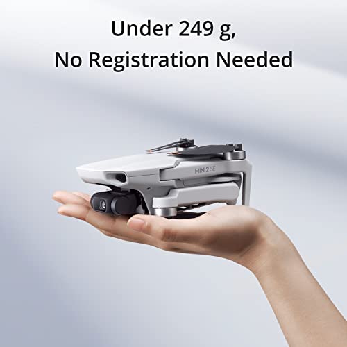 DJI Mini 2 SE, Lightweight and Foldable Mini Camera Drone with 2.7K Video, Intelligent Modes, 10km Video Transmission, 31-min Flight Time, Under 249 g, Easy to Use, Photo-Shooting Tour, Street Snap from DJI