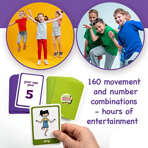 Covelico Exercise Cards Kids | Physical Education Equipment | Play Memory Game, Go Fish and Snap Card Game for Kids | Kids Exercise Equipment | Toddler Workout Equipment for Physical Activity Games from Covelico PTY LTD