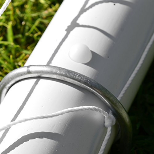 FORZA 8 x 4 Match Soccer Goal Post | 8ft x 4ft Soccer Goals for Junior Matches or Backyard Games | Soccer Training Equipment for Kids | Soccer Net & Soccer Goal by Net World Sports