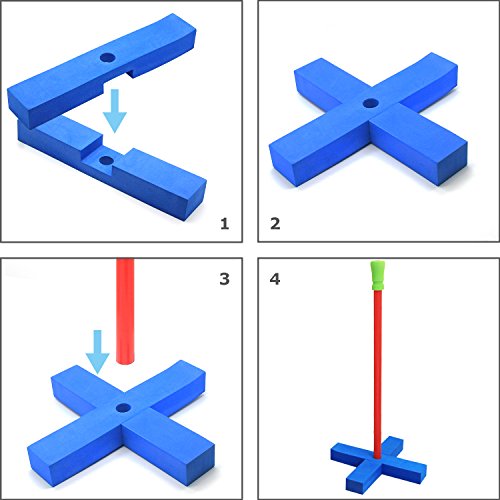 CeleMoon 16.5 inch Kids Foam T Ball Baseball Set Toy for Toddlers, 8 Different Colored Balls Included + Carry/Organize Bag, for Kids 3 Years from CeleMoon