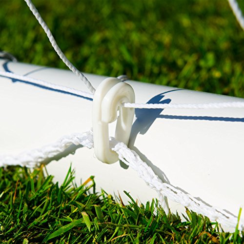 FORZA 8 x 4 Match Soccer Goal Post | 8ft x 4ft Soccer Goals for Junior Matches or Backyard Games | Soccer Training Equipment for Kids | Soccer Net & Soccer Goal by Net World Sports