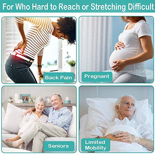 Toilet Aids Tools, Long Reach Comfort Wipe, Bottom Buddy Toilet Tissue Wiping Aid Ideal Daily Living Bathroom Aid for Limited Mobility by Momowoa