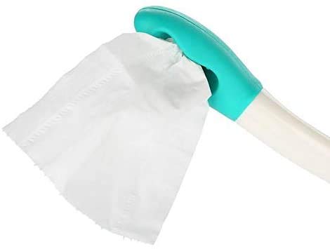 Toilet Aids Tools, Long Reach Comfort Wipe, Bottom Buddy Toilet Tissue Wiping Aid Ideal Daily Living Bathroom Aid for Limited Mobility by Momowoa