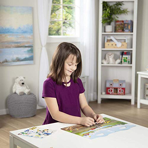 Melissa & Doug Vehicles Puffy Sticker Play Set Travel Toy with Double-Sided Background, 32 Reusable Puffy Stickers by Melissa & Doug