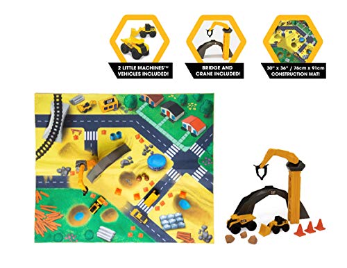 CatToysOfficial Construction Little Machines Construction Play Mat, Multicolor from Funrise