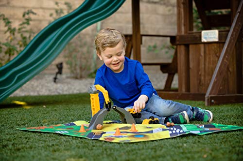 CatToysOfficial Construction Little Machines Construction Play Mat, Multicolor from Funrise