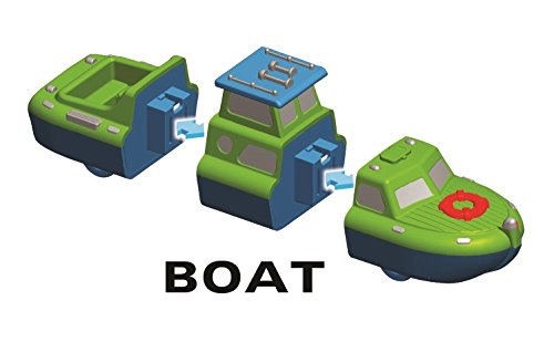 Magnetic Mix or Match Vehicles 1 Toy Play Set, 12 Pieces from Huntar Company Inc.