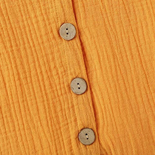 Infant Newborn Baby Boys Girls Cotton Linen Romper Summer Jumpsuit Sleeveless Overalls Clothing Set (Green, 0-3 Months) from 