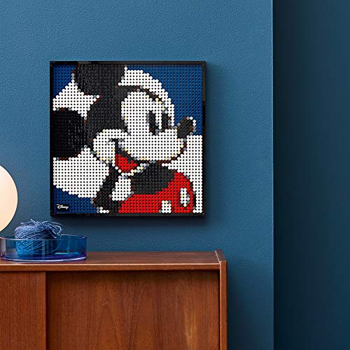 LEGO Art Disneyâs Mickey Mouse 31202 Craft Building Kit; A Wall Decor Set for Adults Who Love Creative Hobbies, New 2021 (2,658 Pieces) by LEGO