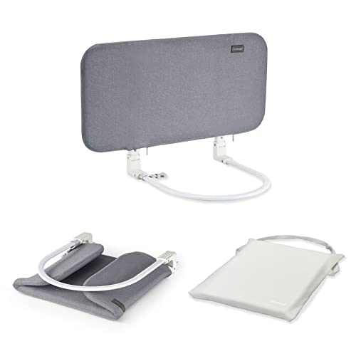 Gromast Toddler Bed Rails Guard Foldable Crib Rail Guard ,Baby Bed Rail for Toddlers /Elderly with Reinforced Anchor Safety for Cribs, Twin, Double, Full Size Queen & King Bed - Grey (32Inch) by Kunshan Baby Love Business Co., Ltd.