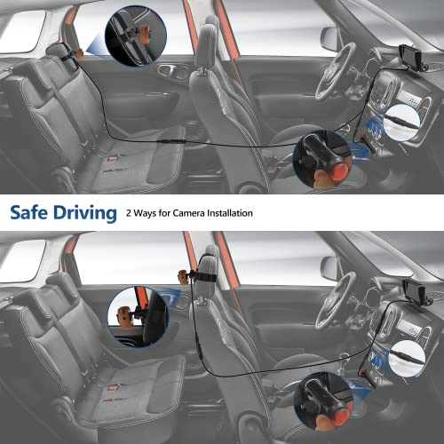 VASTEND Baby Car Camera,360Â° Rotation 1080P Baby Car Mirror with Night Vision & 150Â° Wide View Function,5 Mins Easy to Install Travel Safety Kit,with A Cute Silicone Case from VASTEND