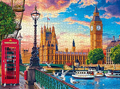 Jigsaw Puzzles 1000 Pieces - 1000 Piece Puzzles for Adults 1000 Pieces Puzzle Game Decompression Toys Gift Family Landscape Decoration Puzzle by Runlycan