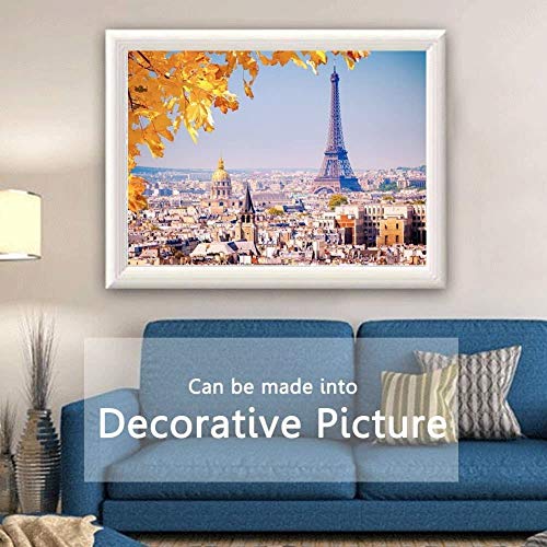 Meryi Eiffel Tower Jigsaw Puzzles for Adults 1000 Piece, Adult Children Intellective Educational Toy DIY Collectibles Modern Home Decoration from Meryi