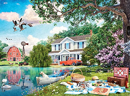 Buffalo Games - Picnic at The Farm - 1000 Piece Jigsaw Puzzle from Buffalo Games