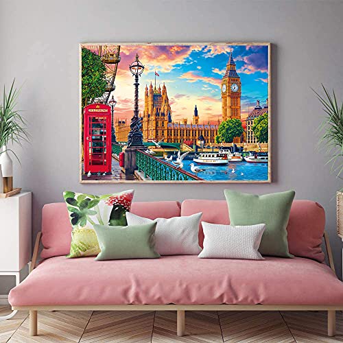 Jigsaw Puzzles 1000 Pieces - 1000 Piece Puzzles for Adults 1000 Pieces Puzzle Game Decompression Toys Gift Family Landscape Decoration Puzzle by Runlycan