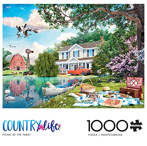 Buffalo Games - Picnic at The Farm - 1000 Piece Jigsaw Puzzle from Buffalo Games