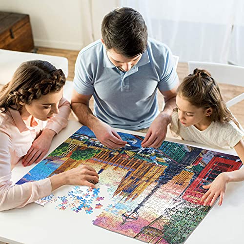 Jigsaw Puzzles 1000 Pieces - 1000 Piece Puzzles for Adults 1000 Pieces Puzzle Game Decompression Toys Gift Family Landscape Decoration Puzzle by Runlycan