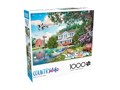 Buffalo Games - Picnic at The Farm - 1000 Piece Jigsaw Puzzle from Buffalo Games