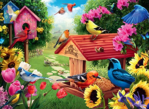 Buffalo Games - Garden Birdhouse - 1000 Piece Jigsaw Puzzle from Buffalo Games