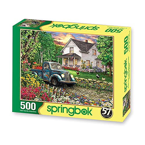 Springbok 500 Piece Jigsaw Puzzle Simpler Times - Made in USA from Springbok