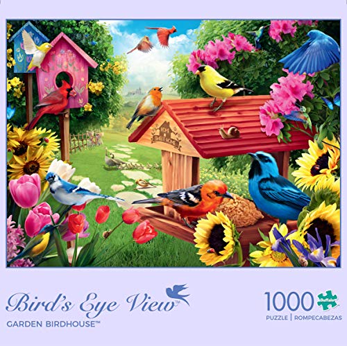 Buffalo Games - Garden Birdhouse - 1000 Piece Jigsaw Puzzle from Buffalo Games