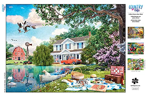 Buffalo Games - Picnic at The Farm - 1000 Piece Jigsaw Puzzle from Buffalo Games