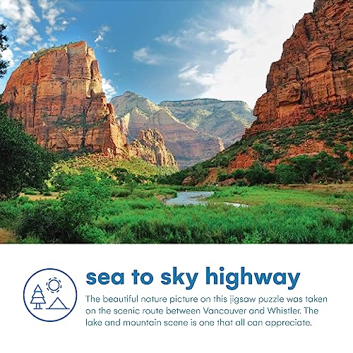 Enovoe 1000 Piece Puzzle - Zion National Park - Large, 27" x 20", Jigsaw Puzzles for Adults and Kids by Enovoe