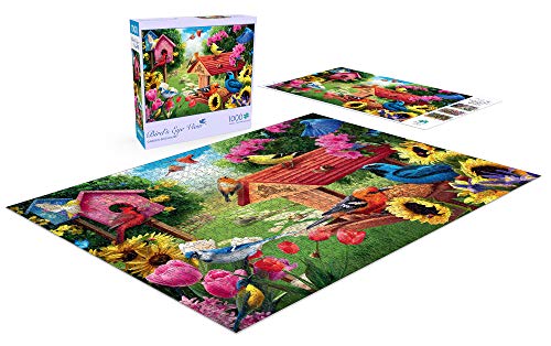 Buffalo Games - Garden Birdhouse - 1000 Piece Jigsaw Puzzle from Buffalo Games