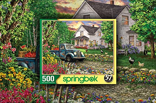 Springbok 500 Piece Jigsaw Puzzle Simpler Times - Made in USA from Springbok