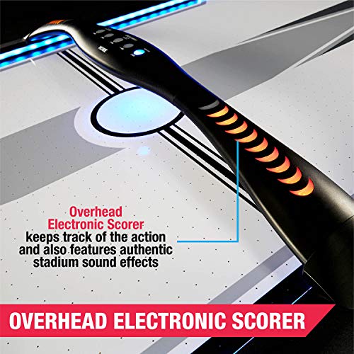 MD SPORTS Titan 7.5 ft. Air Powered Hockey Table with Overhead Scorer from Medal Sports - DROPSHIP