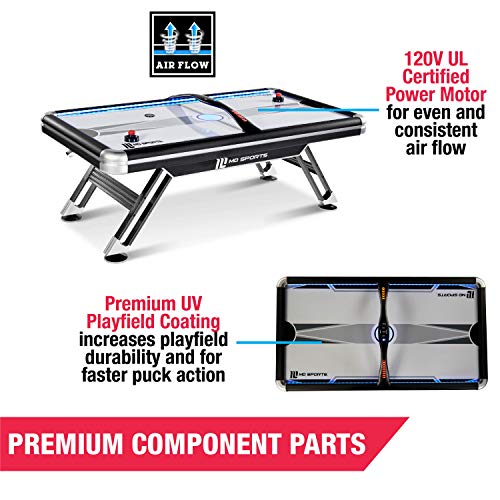 MD SPORTS Titan 7.5 ft. Air Powered Hockey Table with Overhead Scorer from Medal Sports - DROPSHIP