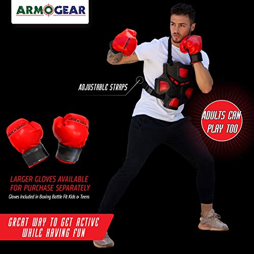 ArmoGear Electronic Boxing Toy for Kids | Interactive Boxing Game with 3 Play Modes, Includes 2 Pairs Boxing Gloves | Cool Toy for Teen Boys | Sports Toy for Kids Boys & Girls, Ages 8 Years + by ArmoGear