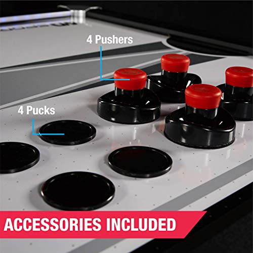 MD SPORTS Titan 7.5 ft. Air Powered Hockey Table with Overhead Scorer from Medal Sports - DROPSHIP