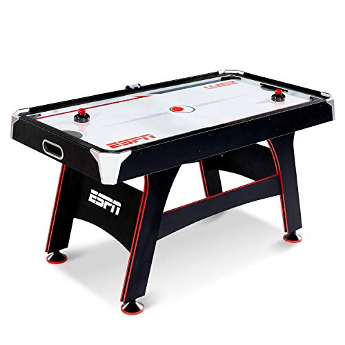 ESPN Air Hockey Game Table: Indoor Sports Gaming Table Set with Equipment Accessories - 2 Paddles, 2 Pucks, and LED Electronic Score Keeper - 5 Feet from Medal Sports - DROPSHIP