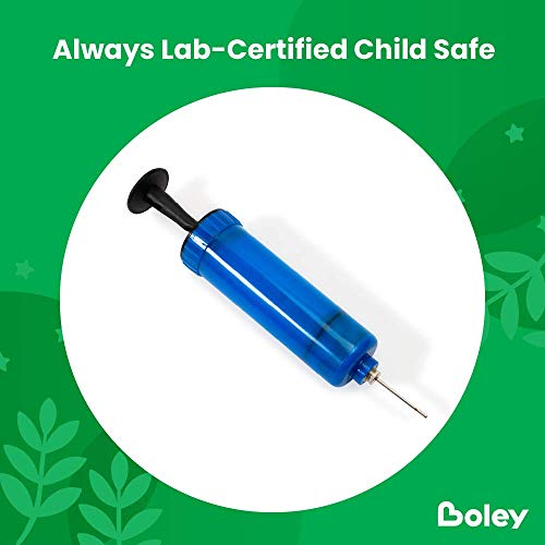 Boley Rainbow Sports Balls & Air Pump - 3 Pk Small Toddler & Kids Balls - Indoor Outdoor Ball Set for Kids Ages 3+ by Boley