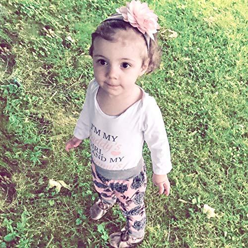 Renotemy Newborn Girl Clothes Outfits Ruffle Long Sleeve Tops + Floral Pants Sets Spring Fall Winter Baby Girl Clothes 3-6 Months from 