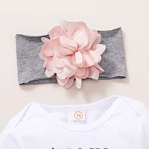 Renotemy Newborn Girl Clothes Outfits Ruffle Long Sleeve Tops + Floral Pants Sets Spring Fall Winter Baby Girl Clothes 3-6 Months from 