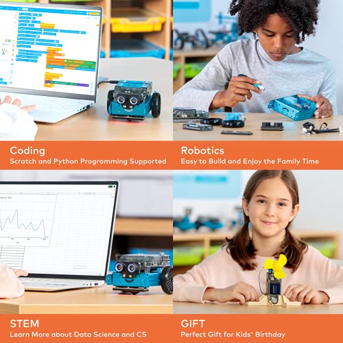 Makeblock mBot Neo Robot Kit, Coding Robot for Teens Learning Scratch / Python Programming Support WiFi, IoT, AI Technology, STEM Projects for Kids Ages 8-12, Educational Coding Toy Gift for Kids 8+ by Makeblock