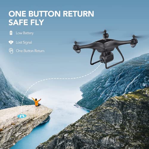 Potensic P5G Drones with Camera for Adults 4K, GPS Drone for Beginners, FPV 5G WiFi Transmission, Auto Return Home, Follow Me, 40 Mins Long Flight by Potensic