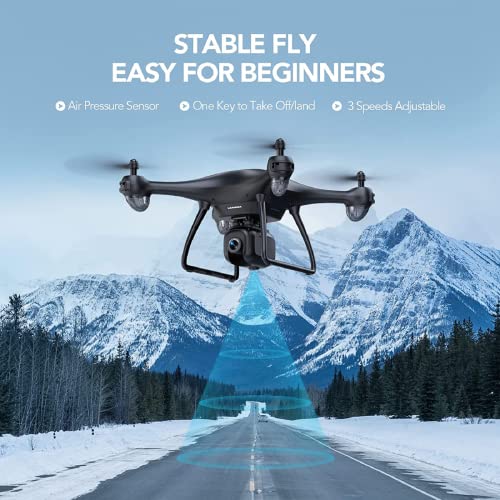 Potensic P5G Drones with Camera for Adults 4K, GPS Drone for Beginners, FPV 5G WiFi Transmission, Auto Return Home, Follow Me, 40 Mins Long Flight by Potensic