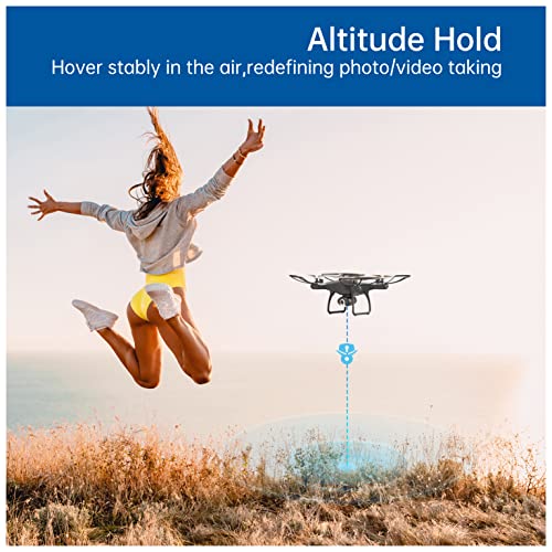 Drone with Camera 2.7K for Adults UHD Live Video Camera Drone for Beginners w/ Voice Control, Gesture Control, Altitude Hold, Headless Mode, High-Speed Rotation, 3 Speeds by JOY PRO