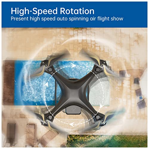 Drone with Camera 2.7K for Adults UHD Live Video Camera Drone for Beginners w/ Voice Control, Gesture Control, Altitude Hold, Headless Mode, High-Speed Rotation, 3 Speeds by JOY PRO