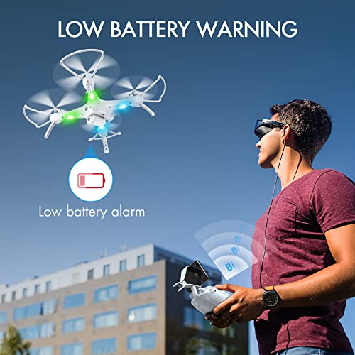 Drones with Camera for Adults/Kids/Beginners - 1080P 120Â° Wide-Angle Drone with Camera, Drones for Kids with Remote/APP/Voice, Drone for Beginners with 1 Key Fly/Land, Drones for Adults with 360Â°Flip 20Mins Flight, Top Christmas Gifts for Kids 2022 from G